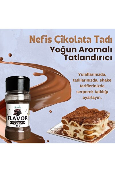 Fibrelle Flavor Chocolate Çikolatalı Aroma Verici 45 gr