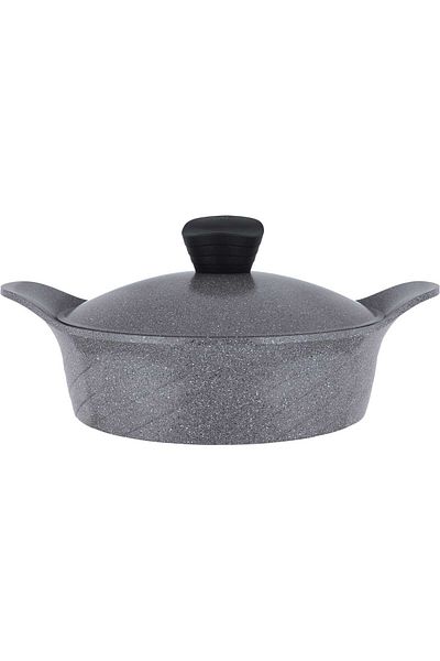 Tornado Korean Granite Cookware Set, 7 Pieces, Gray