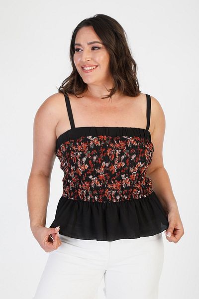 MYLİNE Gipe Detail Strappy Bustier