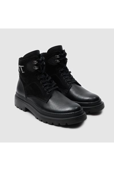 TOGO Siyah Hakiki Deri Erkek Comfort Bot [052267]