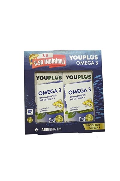 Youplus Omega 3 30+30 Kapsül - Avantaj Paketi