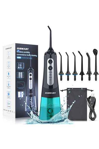 Choice Black Green Insmart Oral Irrigator Dental Water Flosser Teeth Whitening Waterproof Portable Dental W