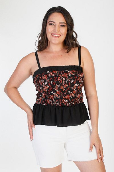 MYLİNE Gipe Detail Strappy Bustier