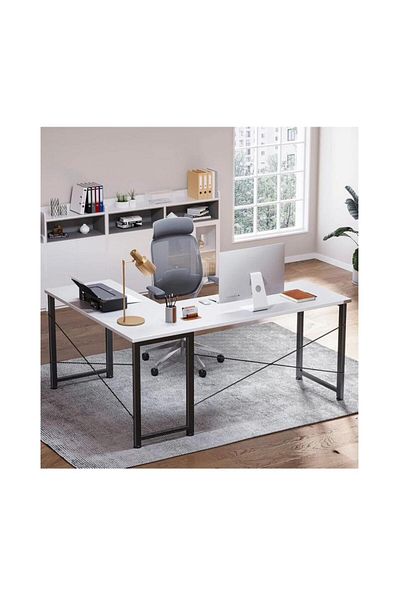 Luxury Home L-Shaped Computer Desk, Corner Desk, Home Writing Workstation EI-103
