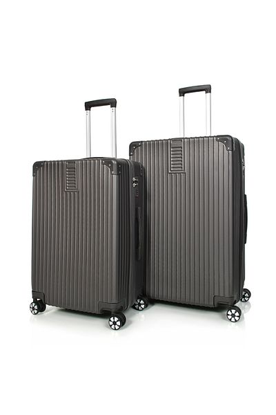MORANO Morano Luggage Set 3 Pieces Luggage Set 28''-24''-20'' Inch Dark Grey