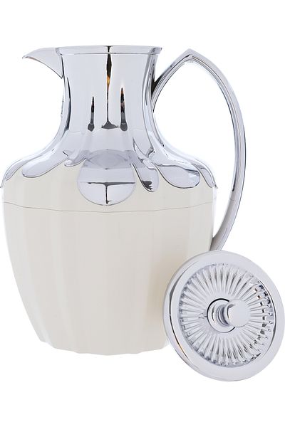 Alsaif Gallery Shaden Thermos White And Silver 1 Liter