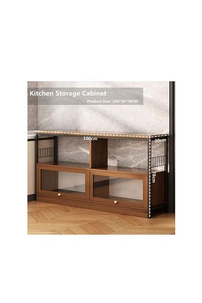 Generic Coffee Cabinet, Large Capacity Coffee Table, Modern Minimalist Style Home Coffee Corner, Suitable fo