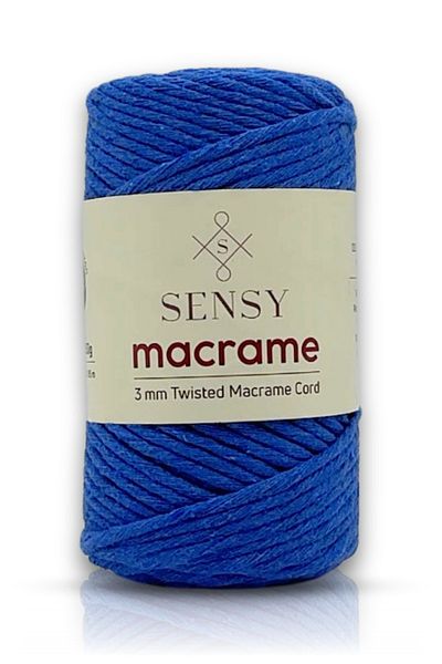 SENSY Premium Σαπούνι Makrome Makrame Χόμπι Σχοινί Σαξ Μπλε