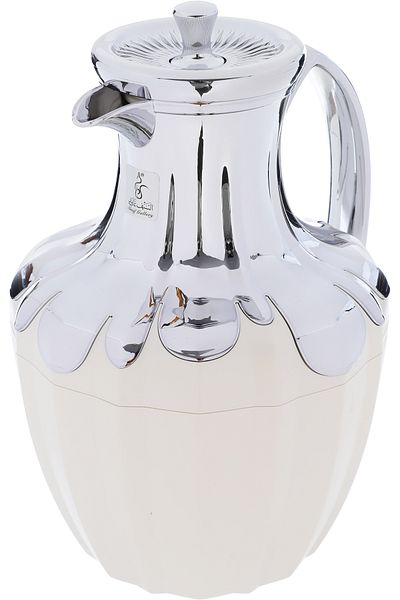 Alsaif Gallery Shaden Thermos White And Silver 1 Liter