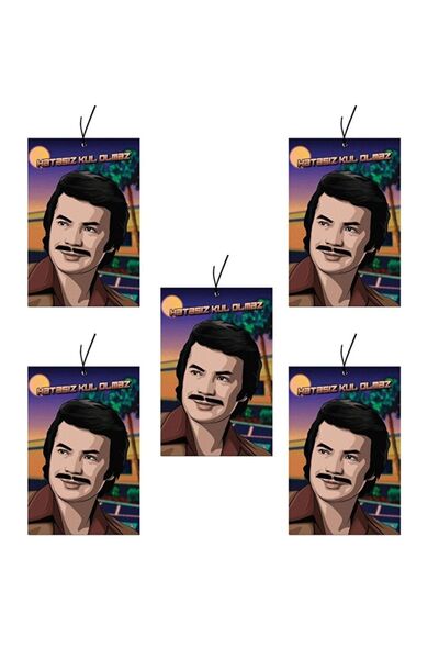 Jethızında 5'li Set Orhan Gencebay Hatasız Kul Olmaz Tasarımlı Oto Kokusu