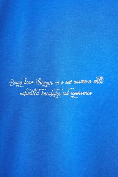 Machinist Ανδρικό μπλουζάκι με στάμπα Snake Applique Oversize γαλάζιο