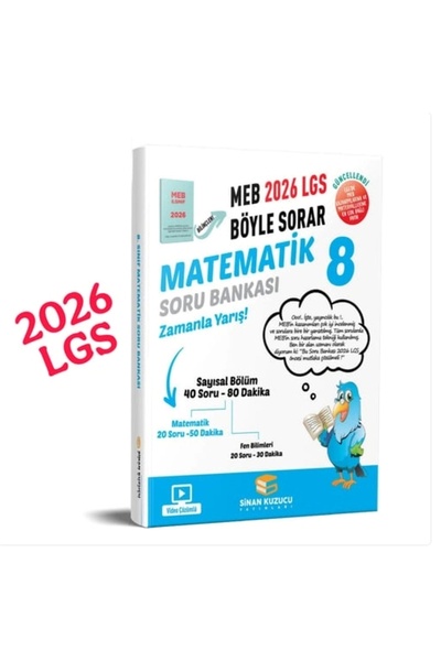 SİNAN KUZUCU YAYINLARI 8. Sınıf Matematik Soru Bankası / Kollektif / Sinan Kuzucu Yayınları / 9786256804609