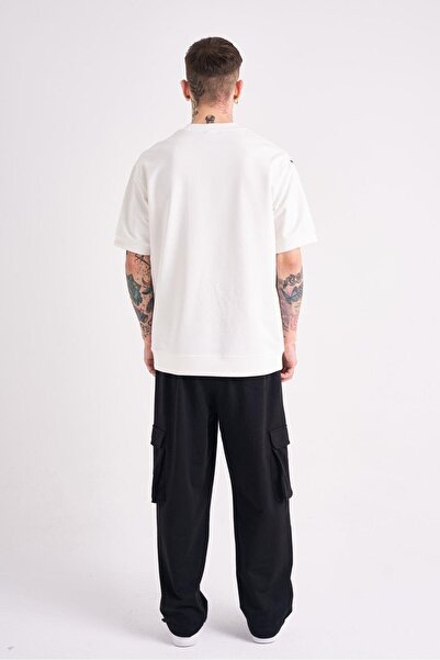 Machinist Ανδρικό μπλουζάκι Mchnst Design Basic Oversize Ecru