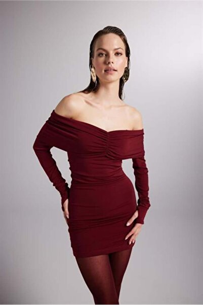 Markano Dreamer Elbise Bordo