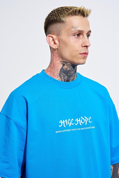 Machinist Men's High Hope Printed Oversize T-Shirt LENS