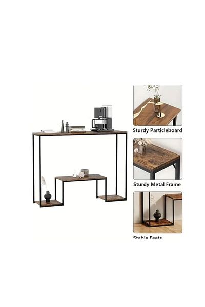 Generic Modern Design Professional 3-Tier Console Table Suitable for Coffee Equipment, Entryway Table and Living Room