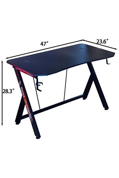 Luxury Home Gaming Desk for Players, Ideal Gift Idea, Computer Desk, Home Office Desk, Work Desk, Carbon Fiber S