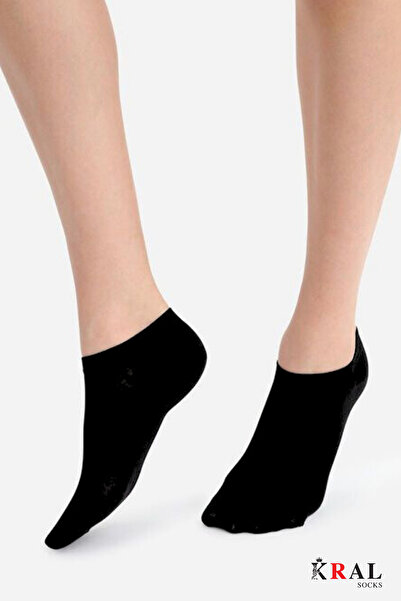 Lüx Kral Дамски - Мъжки - Унисекс обикновени чорапи (3 чифта) от памук, устойчиви на пот и невидими