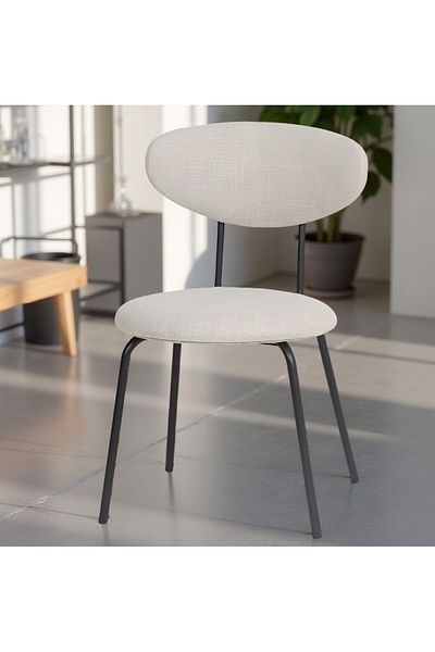 rexa Modern Chair with Curved Back – 76×45×45 cm