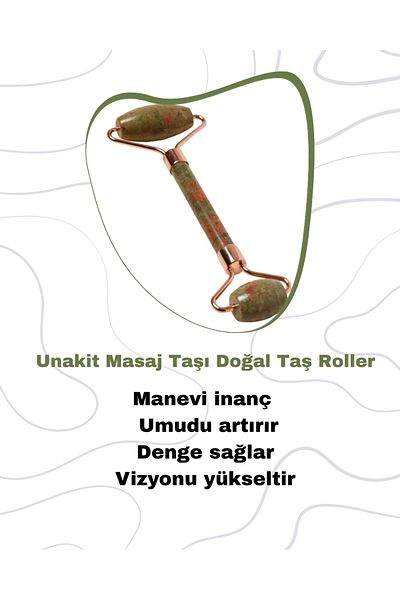Saff Doğal Taş Certified Unakit Massage Stone Natural Stone Roller205020