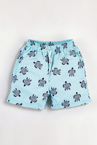 Gold Class Kidswear Ανδρικό σορτς κολύμβησης - Turtle Printed, Αδιάβροχο