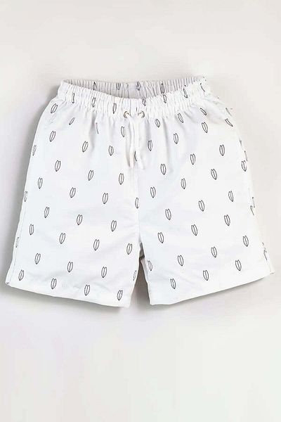 Gold Class Kidswear Pantaloni scurți de mare pentru băieți, căptușiți cu șnur, imprimați cu placă de surf