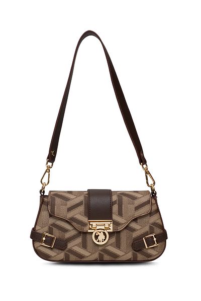 U.S. Polo Assn. Coffee Women Shoulder Bag Us25512