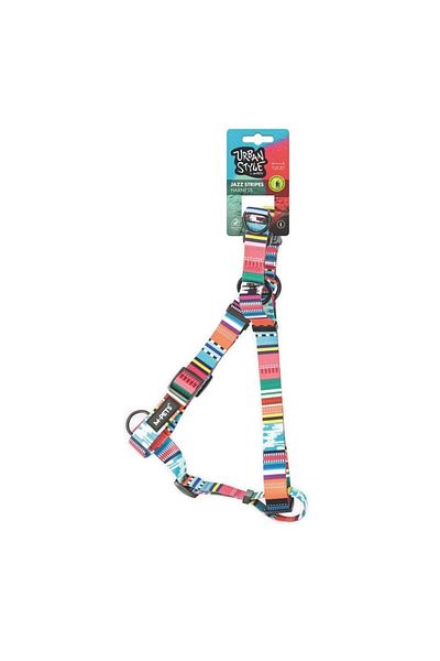 M-PETS Urban Style Jazz Stripes Chest Harness (L)