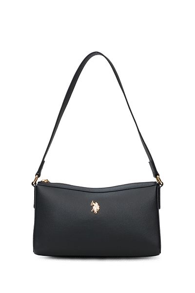 U.S. Polo Assn. Geantă neagră de umăr pentru femei Us25582