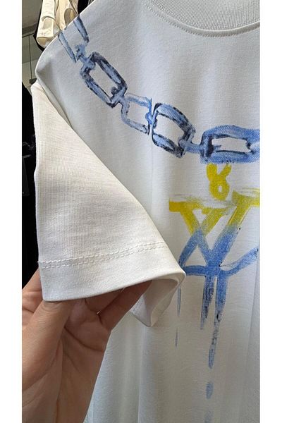 JESSE STORY Men - Women Unisex Custom "Lv" Print Design T-Shirt