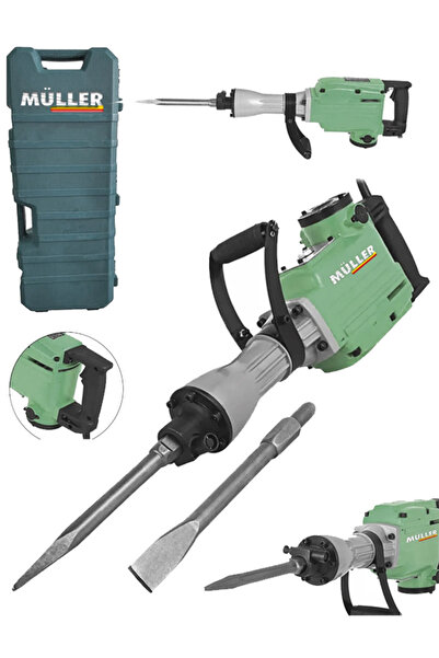 Müller Germany The Best 5200 Bakır Sargılı 17 Kg 70 Joule Pnömatik Kırıcı Hilti Seti Çantalı Uç