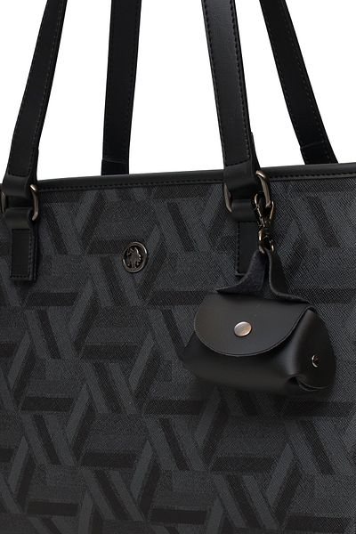 U.S. Polo Assn. Geantă neagră de umăr pentru femei Us25504