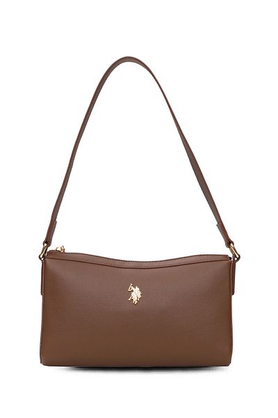 U.S. Polo Assn. A. Geantă de umăr maro pentru femei Us25582
