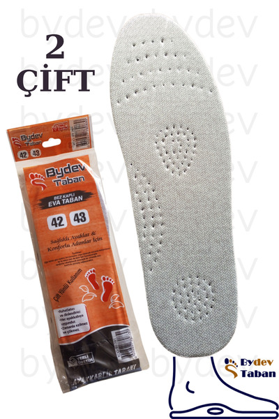 Bydev Taban Çift Yönlü Ayakkabı Iç Tabanı Renkli