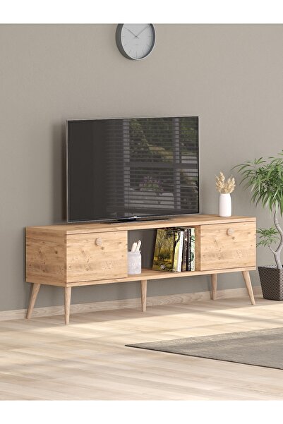 Mbes Mobilya 140 Cm Ela Atlantik Tv Ünitesi