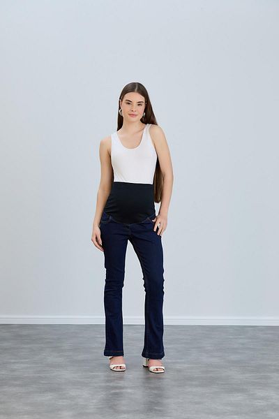 Işşıl IŞIL 4541-Blanc de Maternitate Lycra Leg Spaniol