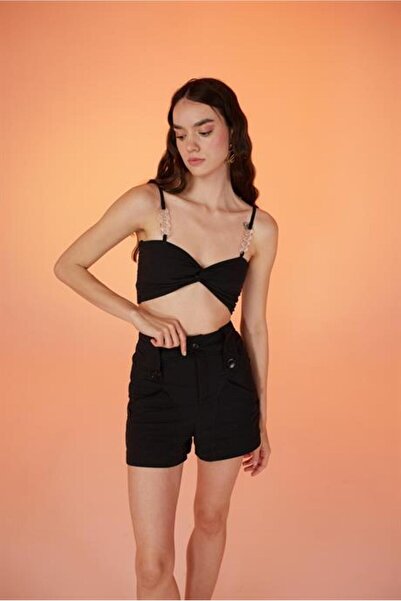 Markano Rise Chain Blouse Black