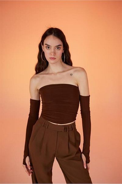 Markano Smooth Blouse Brown