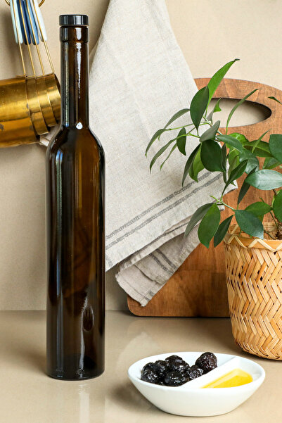 Sarkap Home 500 ml Future Cetie Cam Zeytinyağ Şişesi Yağdanlık