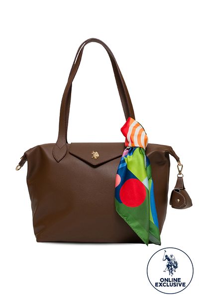 U.S. Polo Assn. A.coffee Eșarfă Geantă de umăr pentru femei Us25597 Exclusiv online