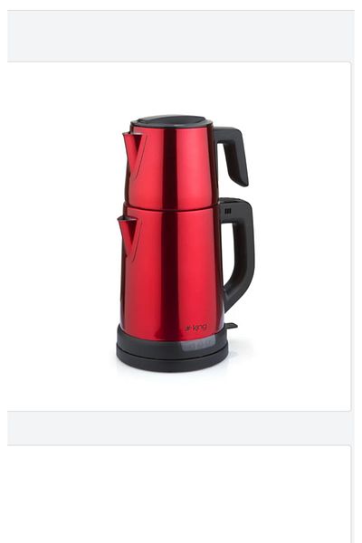 King Kcm331 Tea Pro Inox Tea Machine Red