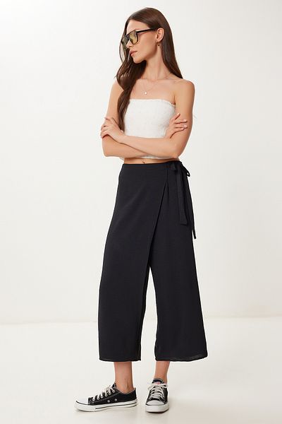 Lovelyİstanbul Μαύρο παντελόνι Ayrobin Shalwar - Φούστα Look, Lde0002
