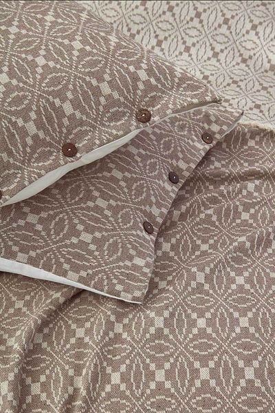 Cottonest Bedding Set with Two Pillows with Fringe