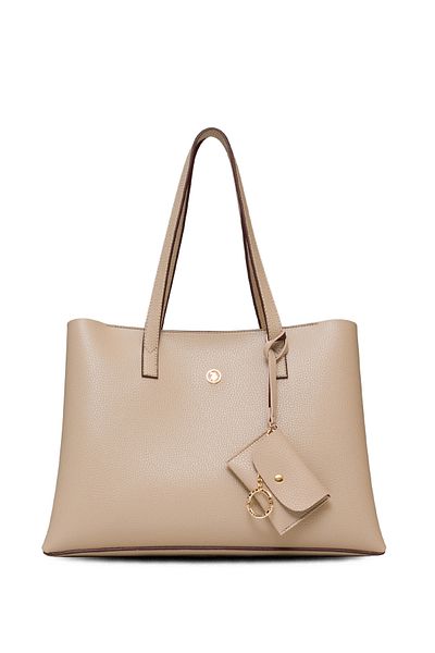 U.S. Polo Assn. Geanta de umar dama bej Us25536