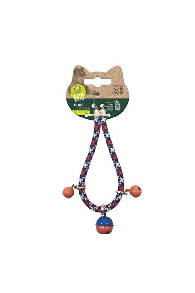 M-PETS Pixie Cat Neck Collar with Bell Mix Color