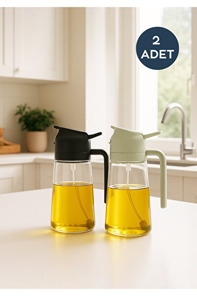 HOMİNG Homing 2 Adet Airfry Sprey & Yağ Dökücü Cam 0.5 Lt 241323