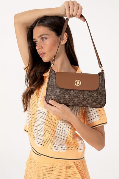 U.S. Polo Assn. Women's Brown Shoulder Bag 50293707-Vr029
