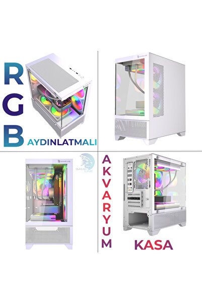 GAMELİNE Pro x18 Ryzen 7 5700X 32GB RAM 1TB M.2 Nvme SSD RTX5060 Oyuncu Masaüstü Bilgisayar