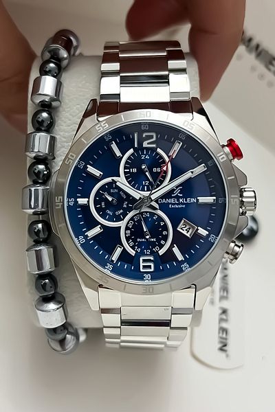 Daniel Klein All Functions Active Original New Season Men's Steel Watch Bracelet