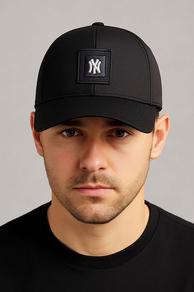SFCOLLECTION Men's Ny Newyork Yankees Micro Fabric Premium Sports Cap-Adjustable Padding with Logo
